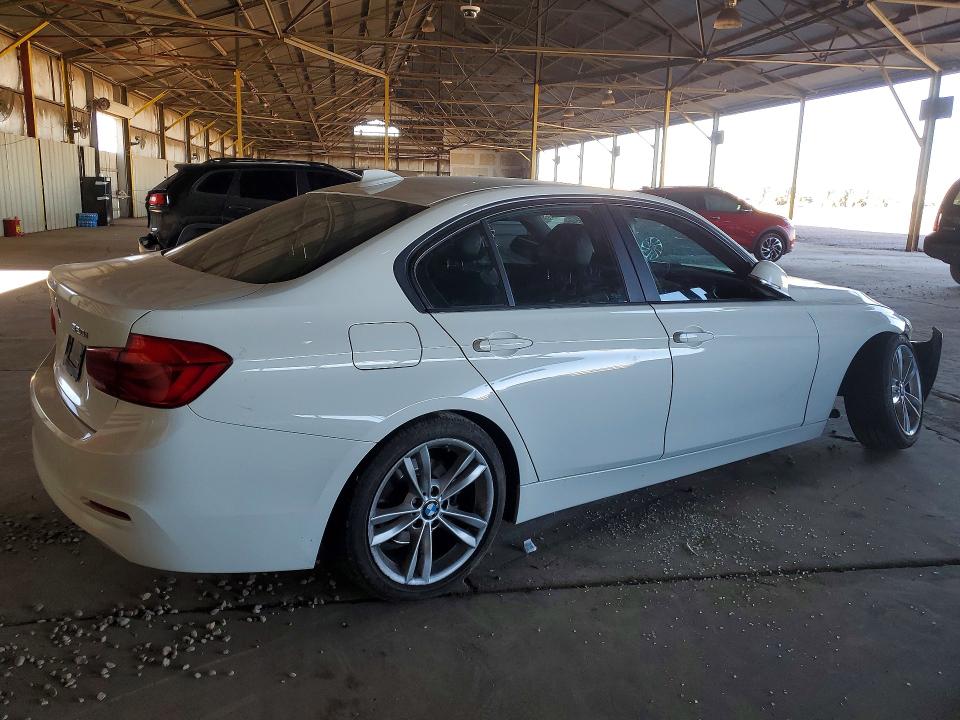 2018 BMW 3er VIN WBA8E1G58JNU92791 COPART salvage auction — FRONT END, Az - Cert Of Title - Salvage, sold $2,800 on 2026-08-03 (photo 3)