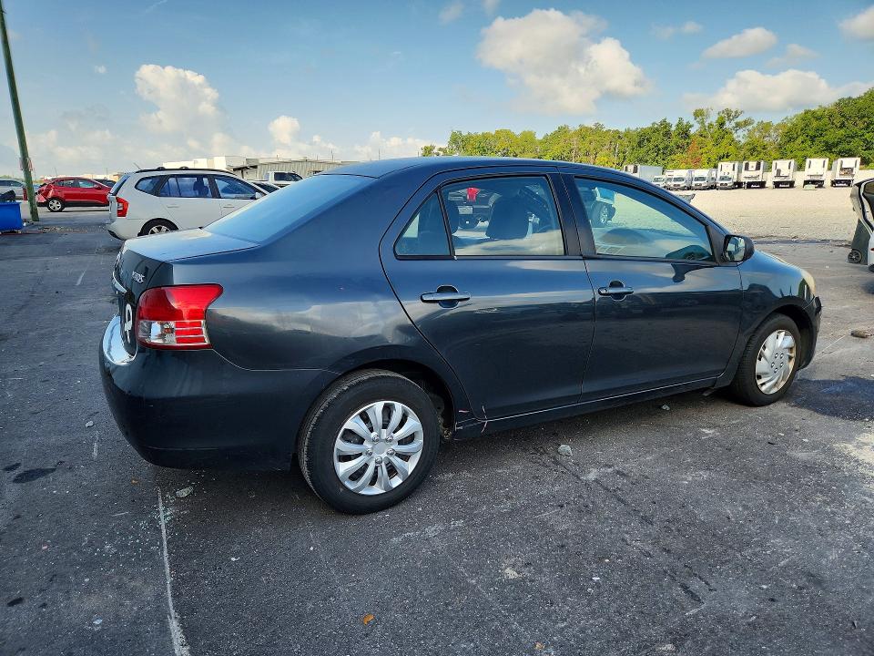 2007 Toyota Yaris VIN JTDBT923671075222 COPART salvage auction — SIDE, Fl - Cert Of Title Slvg Rebuildable, sold $675 on 2026-07-27 (photo 3)