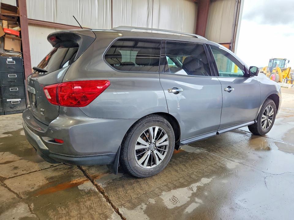 2018 Nissan Pathfinder VIN 5N1DR2MM6JC676075 COPART salvage auction — SIDE, Ab - Bos - Salvage, sold $5,000 on 2026-07-09 (photo 3)