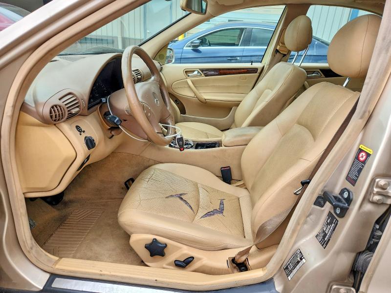 2003 Mercedes-benz C class VIN WDBRF61J23A405676 COPART salvage auction — FRONT END, PA - CERT OF TITLE, sold $500 on 2026-07-02 (photo 8)