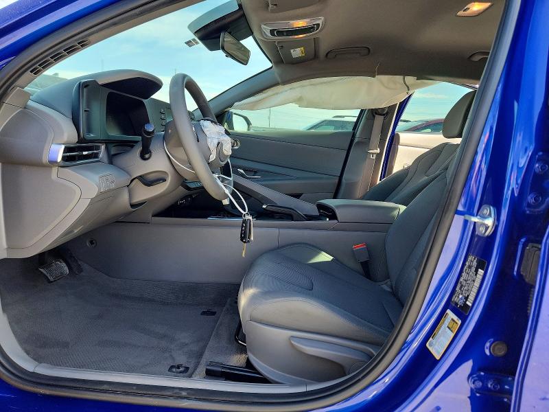 2024 Hyundai Elantra VIN KMHLL4DG2RU744543 COPART salvage auction — FRONT END, Tx - Salvage Vehicle Title, sold $3,050 on 2026-07-17 (photo 7)