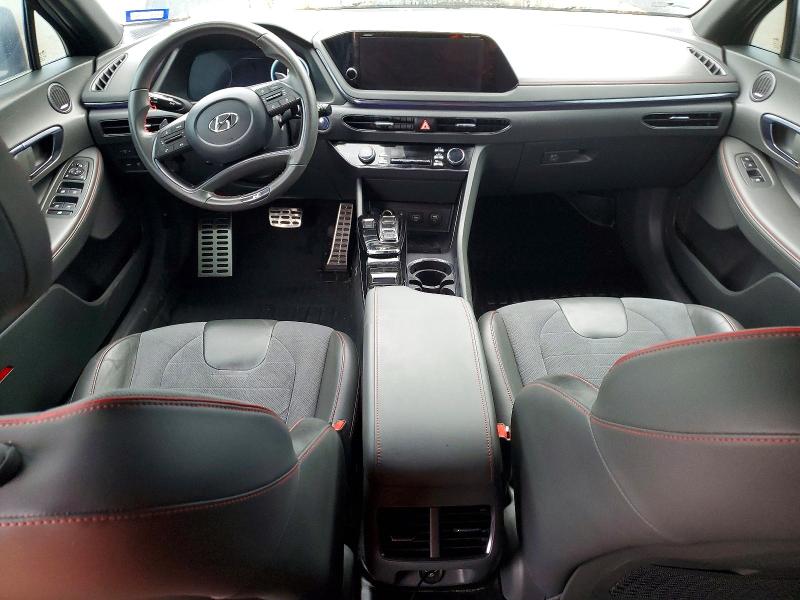 2022 Hyundai Sonata VIN KMHL14JC8NA223295 COPART salvage auction — FRONT END, Tx - Salvage Vehicle Title, sold $4,800 on 2026-07-31 (photo 8)