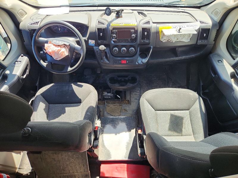 2021 Ram Promaster 3500 VIN 3C6MRVJG7ME535573 COPART salvage auction — FRONT END, OH - CERT OF TITLE-SALVAGE, sold $425 on 2026-07-19 (photo 8)