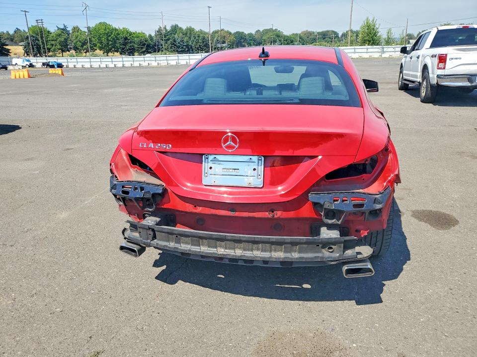 2016 Mercedes-benz Cla-klasse VIN WDDSJ4EB1GN379519 COPART salvage auction — REAR END, Or - Salvage Title Certificate, sold $3,850 on 2026-08-19 (photo 6)