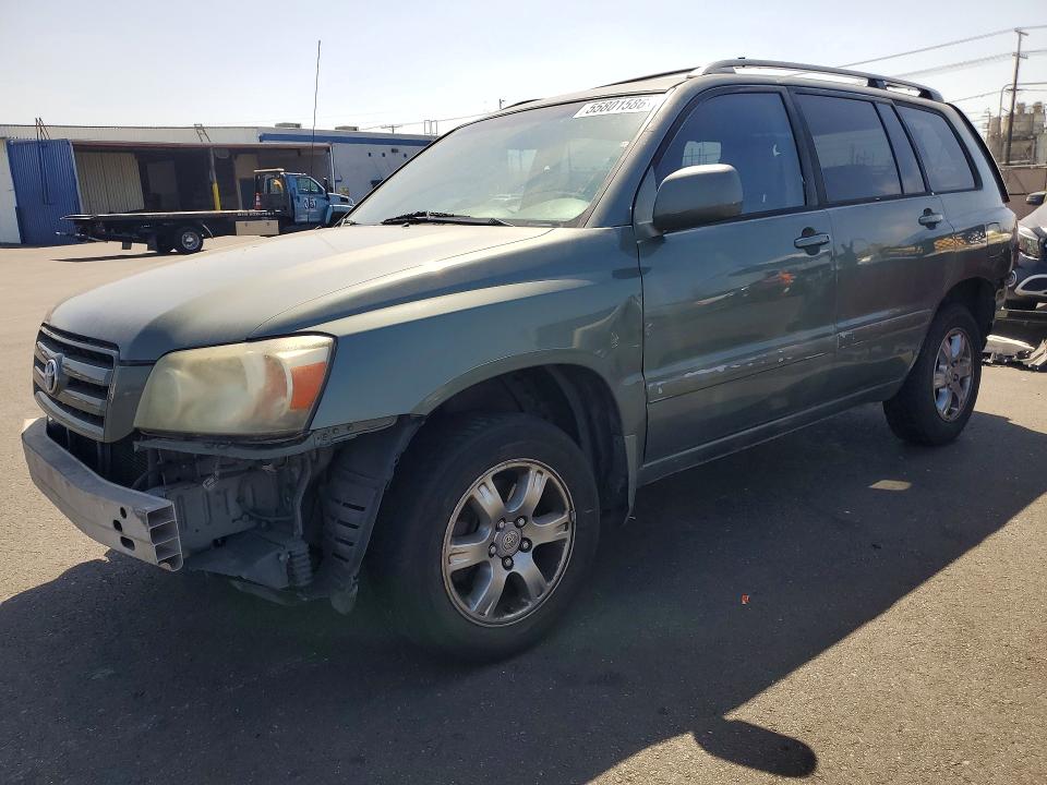 2004 Toyota Highlander VIN JTEDP21A240025046 COPART salvage auction — REAR END, Ca - Salvage Certificate, sold $875 on 2026-07-13 (photo 1)
