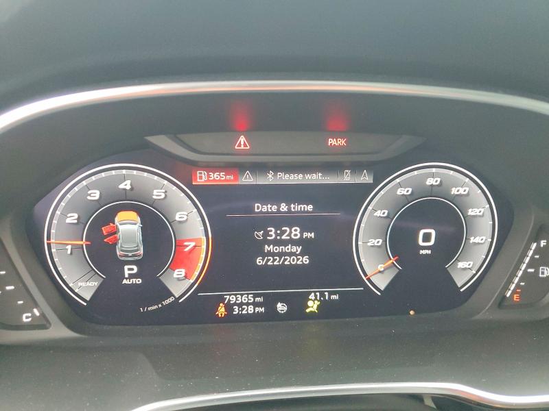2020 Audi Q3 VIN WA1FECF36L1055141 COPART salvage auction — FRONT END, Pa - Certificate Of Salvage, sold $3,800 on 2026-07-07 (photo 9)