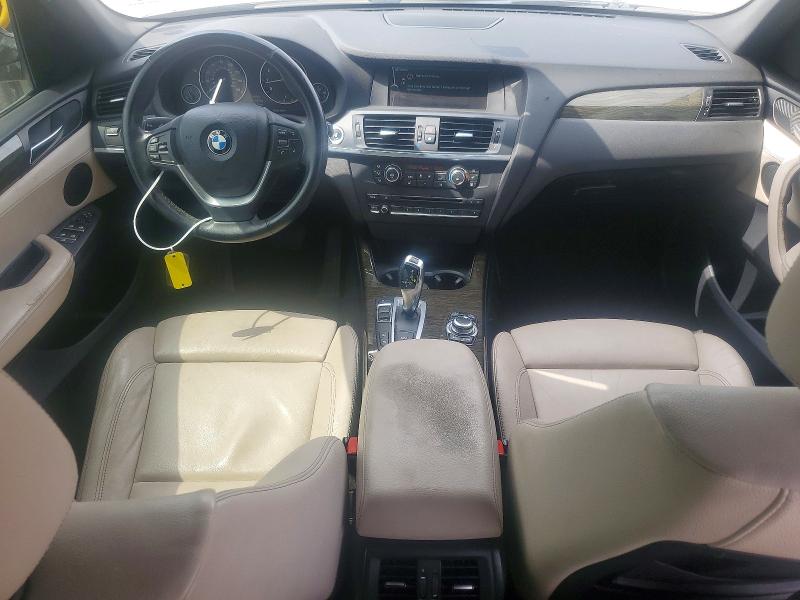2013 BMW X3 VIN 5UXWX9C57D0A19167 COPART salvage auction — FRONT END, Ok - Certificate Of Title, sold $525 on 2026-07-09 (photo 8)