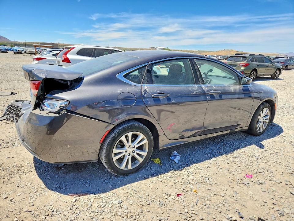 2015 Chrysler VIN 1C3CCCAB9FN691762 COPART salvage auction — REAR END, Ut - Salvage Certificate, sold $350 on 2026-07-21 (photo 3)