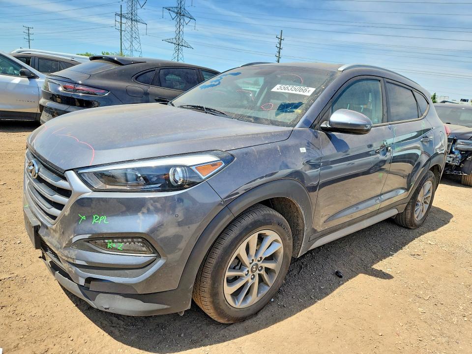 2018 Hyundai Tucson VIN KM8J3CA41JU752066 COPART salvage auction — VANDALISM, Il - Salvage Certificate, sold $3,050 on 2026-07-30 (photo 1)