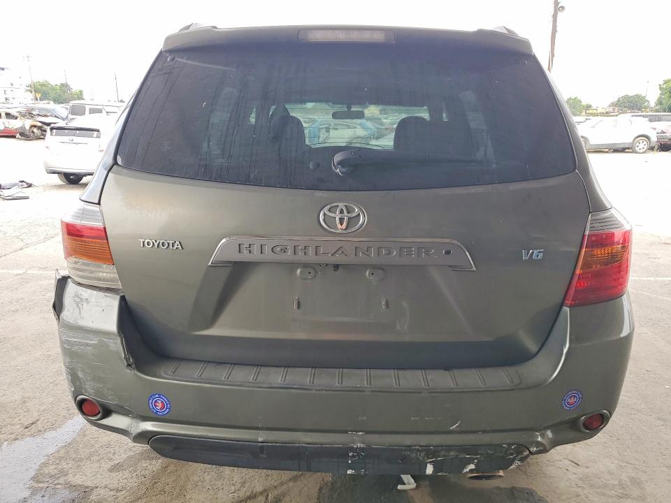 2008 Toyota Highlander VIN JTEDS43A182012290 COPART salvage auction — REAR END, CA - SALVAGE CERTIFICATE, sold $850 on 2026-07-20 (photo 6)