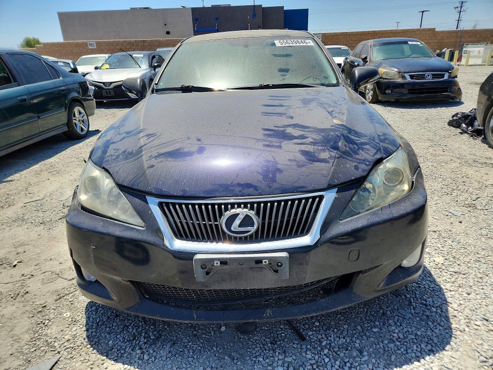 2010 Lexus Is VIN JTHBF5C23A5118936 COPART salvage auction — FRONT END, Ca - Cert Of Title-Salvaged, sold $600 on 2026-07-22 (photo 5)
