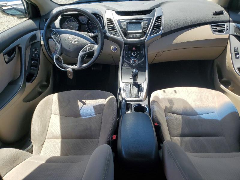 2016 Hyundai Elantra VIN 5NPDH4AE1GH674408 COPART salvage auction — FRONT END, Md - Cert Of Salvage > 75% Damage, sold $1,200 on 2026-07-02 (photo 8)