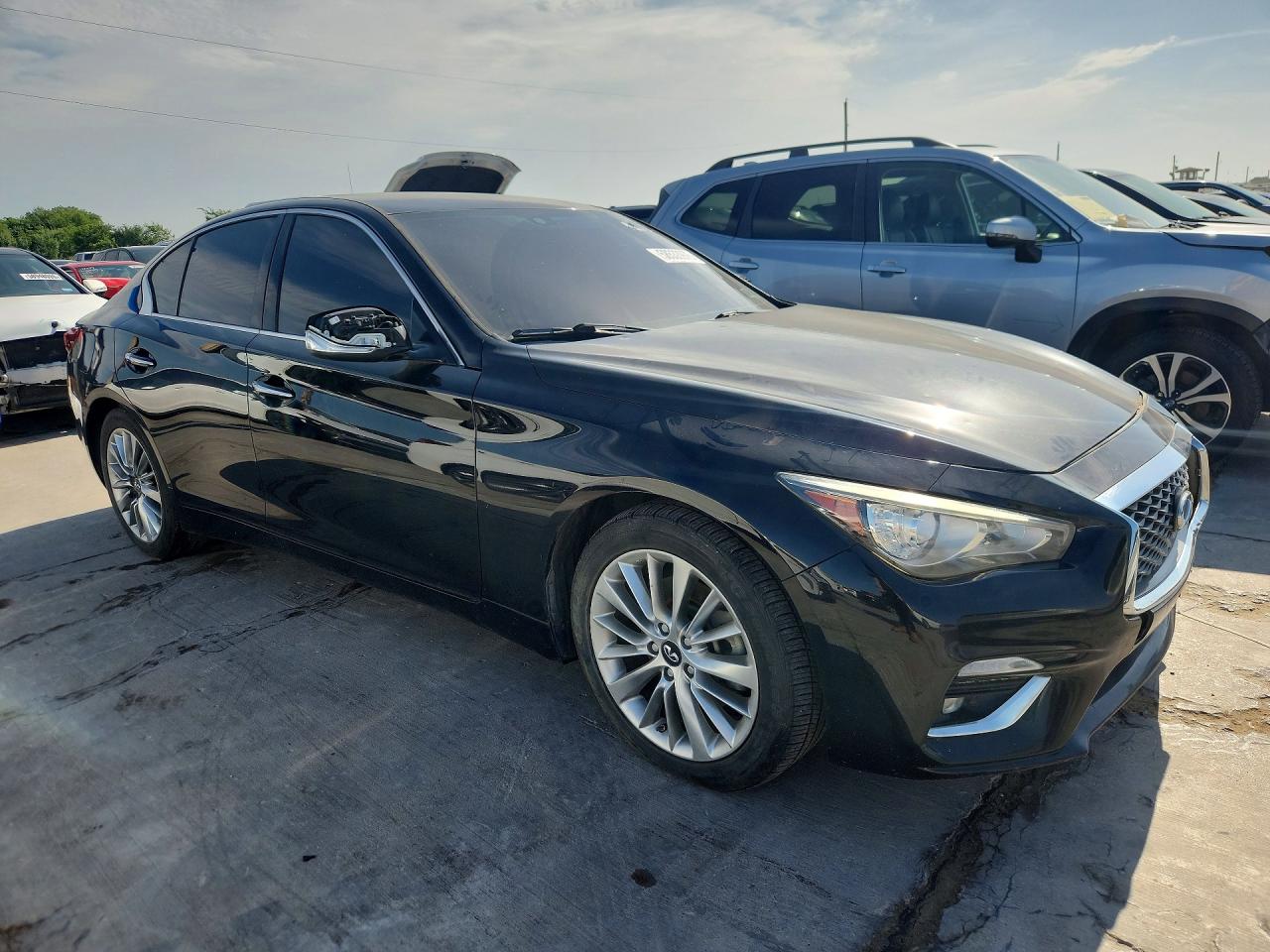 2019 Infiniti Q50 VIN JN1EV7AP8KM517654 COPART salvage auction — Rear End, TX - CERTIFICATE OF TITLE (P), sold $1,300 on 2026-07-02 (photo 4)