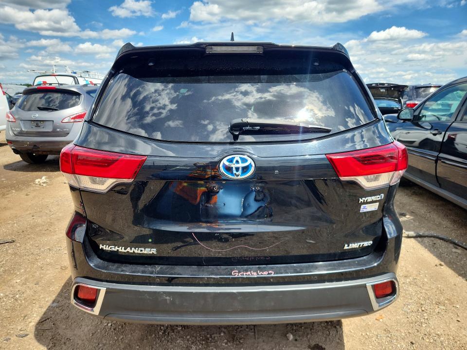 2019 Toyota Highlander VIN 5TDDGRFH1KS060044 COPART salvage auction — FRONT END, Wv - Salvage Certificate, sold $4,100 on 2026-07-21 (photo 6)