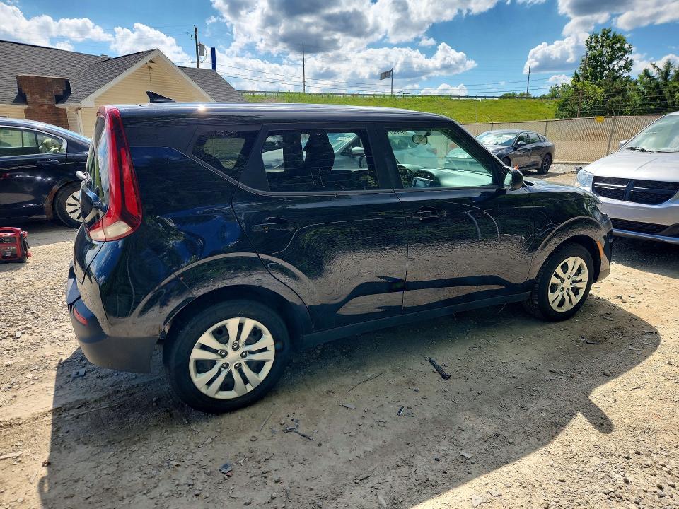 2020 Kia Soul VIN KNDJ23AUXL7705577 COPART salvage auction — REAR END, Oh - Certificate Of Title, sold $1,200 on 2026-07-29 (photo 3)