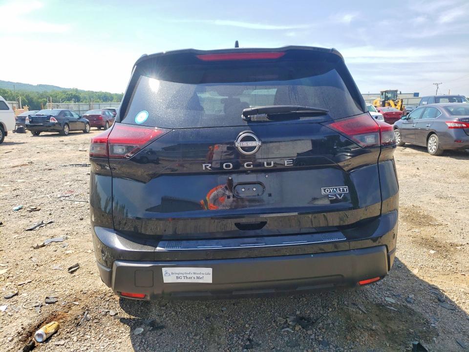 2024 Nissan Rogue VIN JN8BT3BAXRW356543 COPART salvage auction — UNDERCARRIAGE, Va - Cert Of Title - Salvage, sold $7,800 on 2026-07-10 (photo 6)
