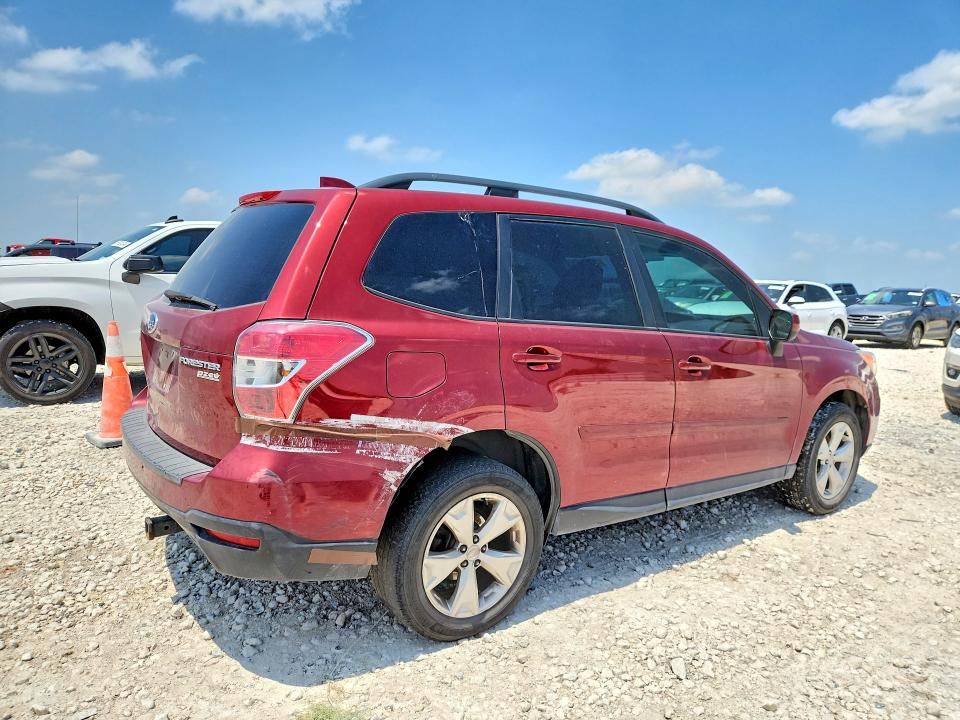 2016 Subaru VIN JF2SJADCXGH492405 COPART salvage auction — REAR END, Tx - Salvage Vehicle Title, sold $600 on 2026-07-23 (photo 3)