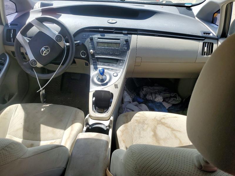 2010 Toyota Prius VIN JTDKN3DU1A0234707 COPART salvage auction — WATER/FLOOD, Tx - Salvage Title-Flood Damage, sold $200 on 2026-07-29 (photo 8)