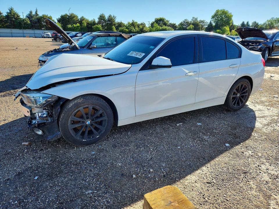 2018 BMW 3er VIN WBA8A9C59JAH13664 COPART salvage auction — FRONT END, Il - Salvage Certificate, sold $1,650 on 2026-07-14 (photo 1)