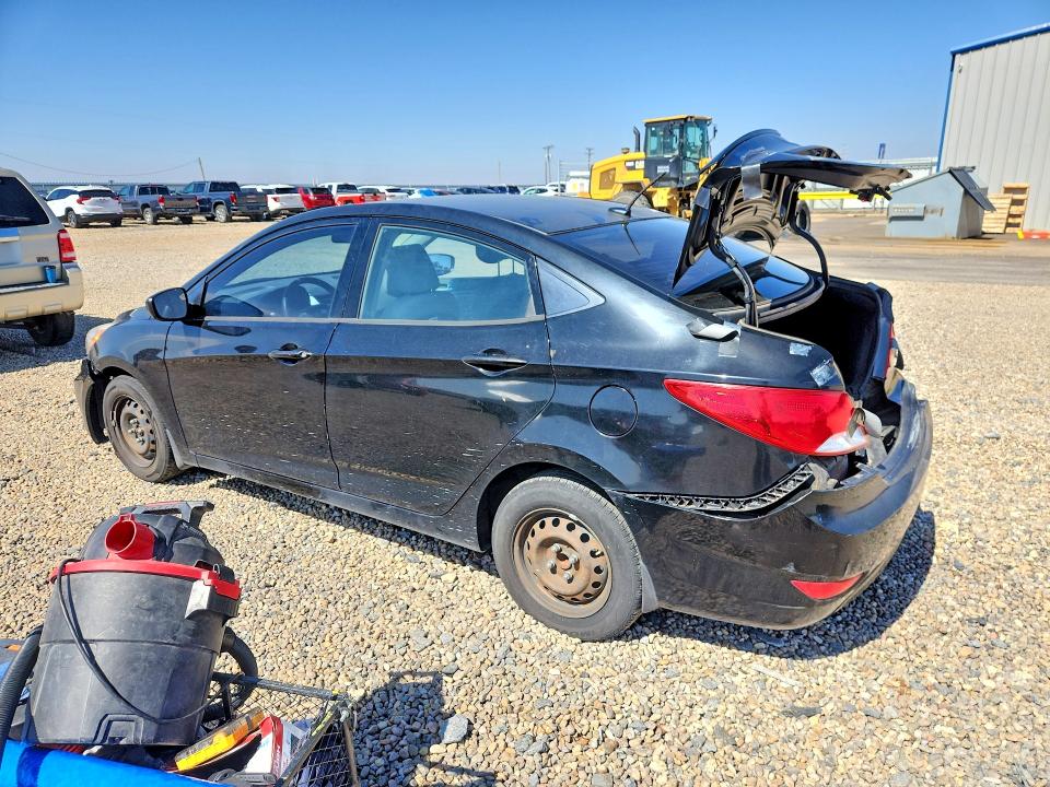 2016 Hyundai Accent VIN KMHCT4AE9GU991395 COPART salvage auction — REAR END, Tx - Salvage Vehicle Title, sold $90 on 2026-07-14 (photo 2)