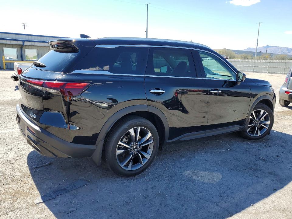 2024 Infiniti Qx60 VIN 5N1DL1FS7RC358128 COPART salvage auction — FRONT END, Nv - Salvage Title, sold $16,800 on 2026-07-09 (photo 3)