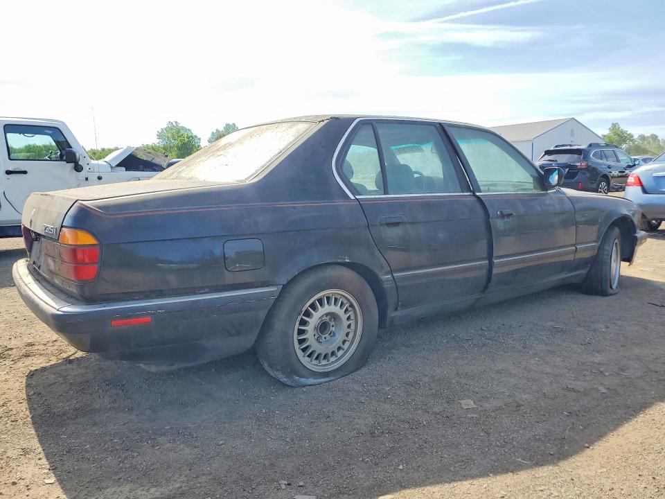 1990 BMW 7 series VIN WBAGB431XLDB62798 COPART salvage auction — MECHANICAL, Oh - Certificate Of Title, sold $525 on 2026-07-23 (photo 3)