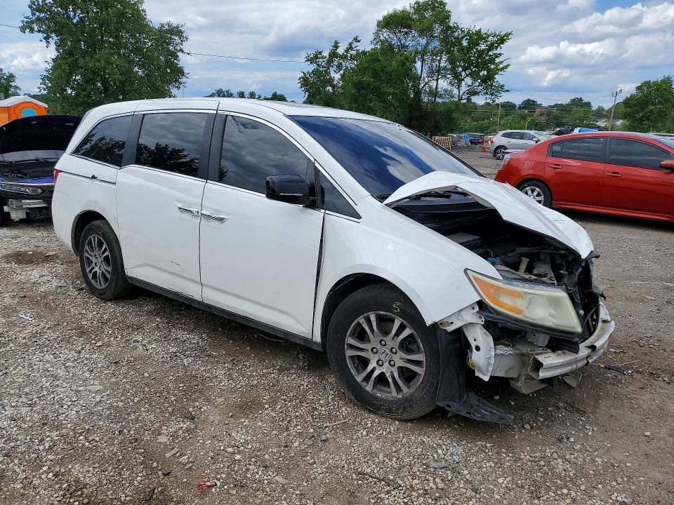 2012 Honda Odyssey VIN 5FNRL5H68CB032267 COPART salvage auction — FRONT END, Pa - Certificate Of Salvage, sold $400 on 2026-07-02 (photo 4)