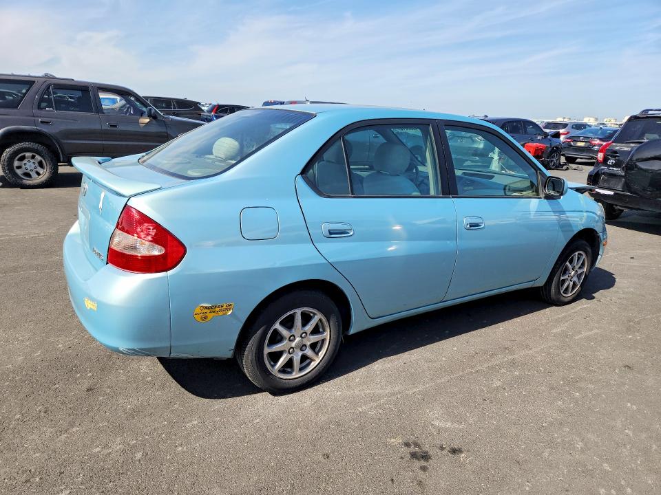2002 Toyota Prius VIN JT2BK18U120044567 COPART salvage auction — FRONT END, Ca - Salvage Certificate, sold $200 on 2026-07-06 (photo 3)