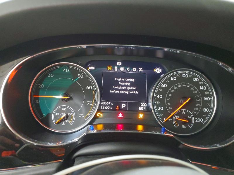 2024 Bentley Bentayga VIN SJAAC2ZVXJC018884 COPART salvage auction — FRONT END, Ga - Cert Of Title-Salvage, sold $32,500 on 2026-07-14 (photo 9)