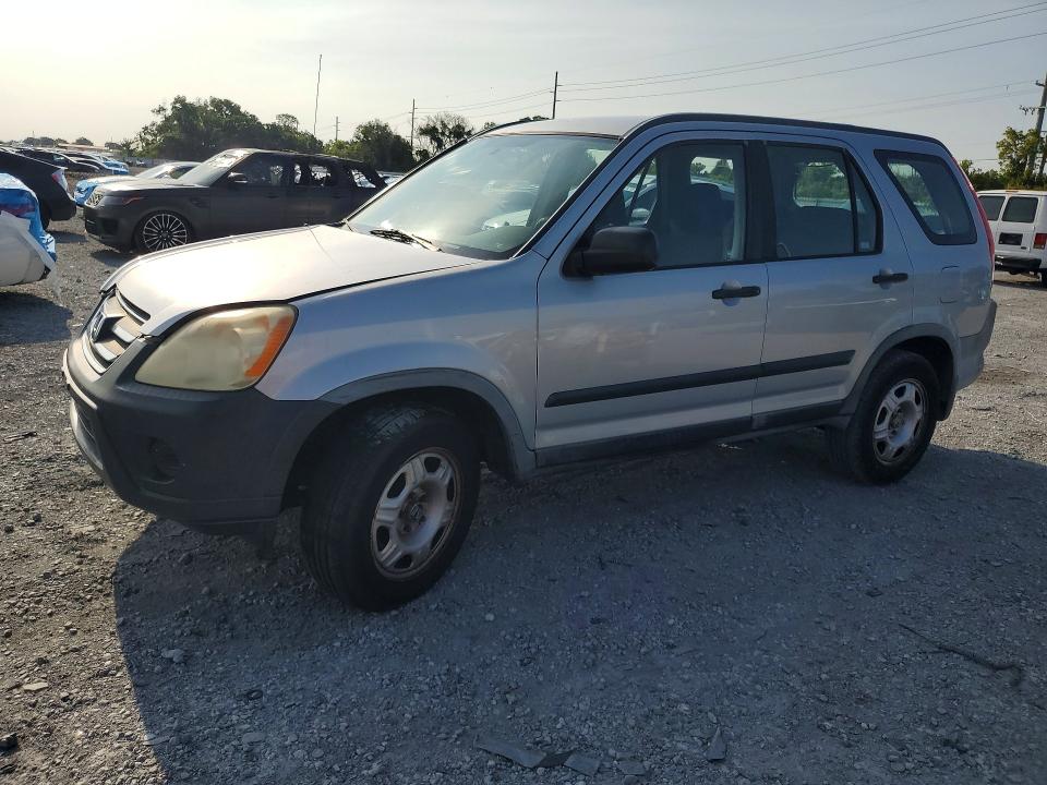 2005 Honda Cr-v VIN JHLRD68555C018677 COPART salvage auction — Burn Engine, Fl - Certificate Of Destruction, sold $1,050 on 2026-07-10 (photo 1)