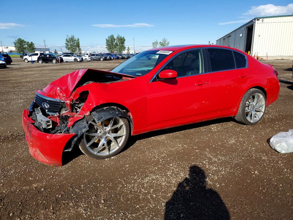 2013 Infiniti G VIN JN1CV6AR3DM352845 COPART salvage auction — FRONT END, Ab - Bos - Salvage, sold $200 on 2026-07-28 (photo 1)