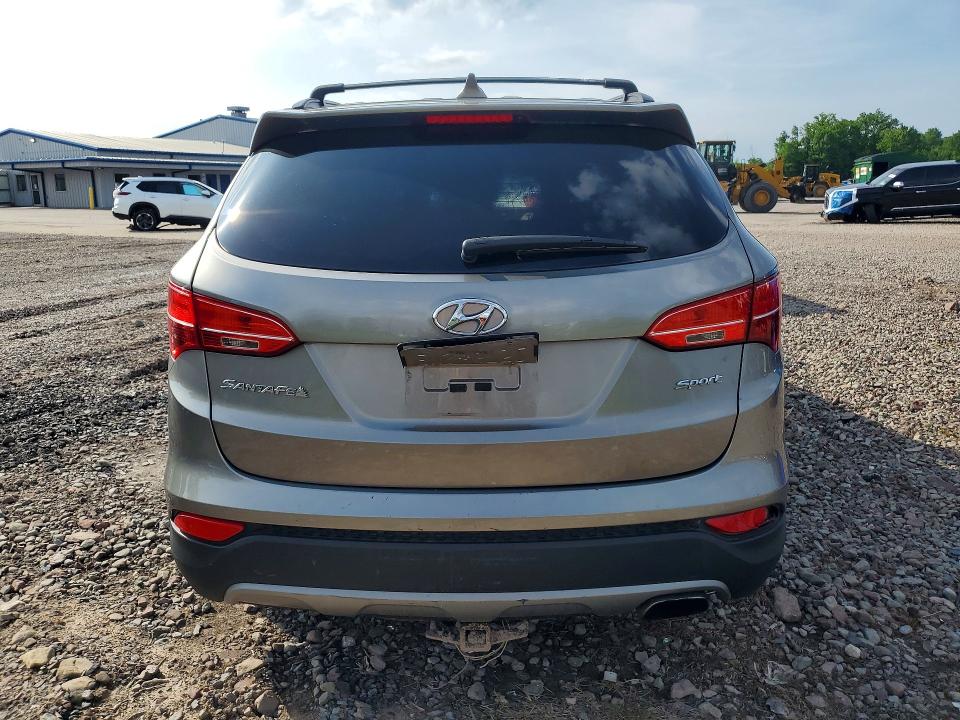 2013 Hyundai Santa fe VIN 5XYZU3LB7DG009613 COPART salvage auction — BURN, NY - MV907A-PARTS ONLY, sold $350 on 2026-07-20 (photo 6)