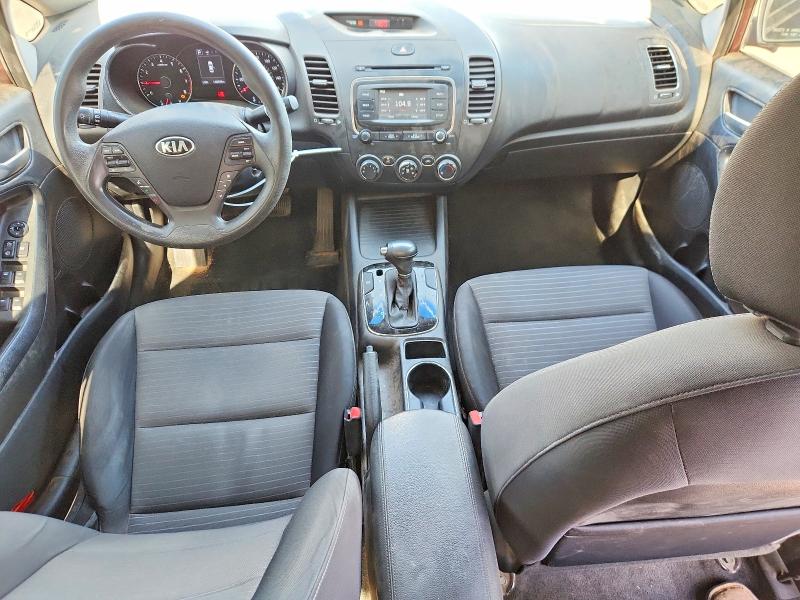 2017 Kia Forte VIN 3KPFL4A79HE014809 COPART salvage auction — FRONT END, Nm - Certificate Of Title, sold $1,100 on 2026-07-10 (photo 8)