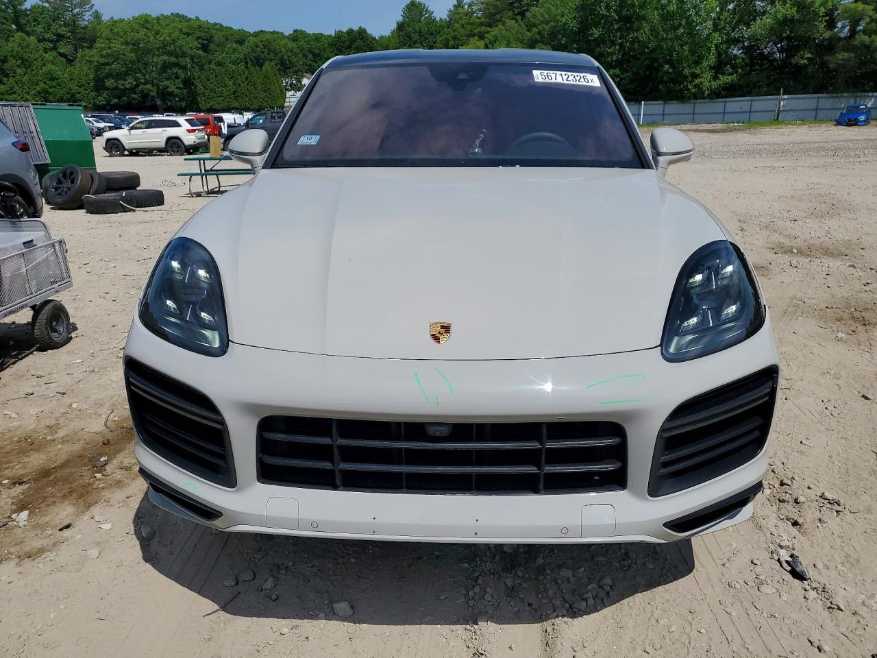 2020 Porsche Cayenne VIN WP1BF2AY8LDA65570 COPART salvage auction — Rear End, MA - CERT OF TITLE-SALVAGE, sold $37,500 on 2026-07-06 (photo 5)