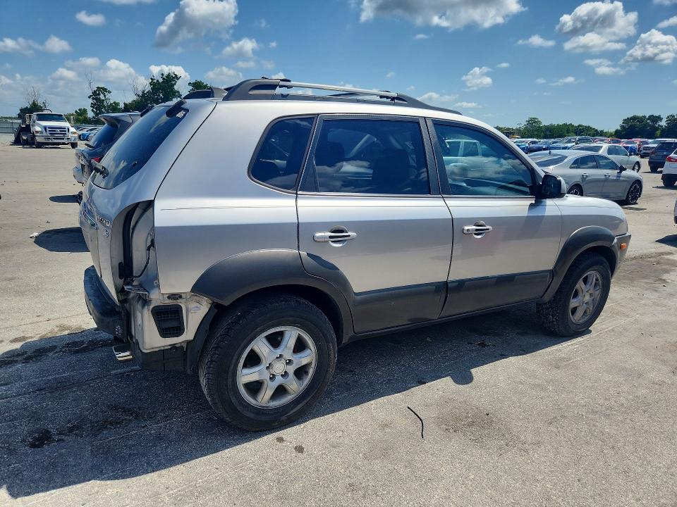 2006 Hyundai Tucson VIN KM8JN12D26U354630 COPART salvage auction — REAR END, Fl - Certificate Of Destruction, sold $900 on 2026-07-02 (photo 3)