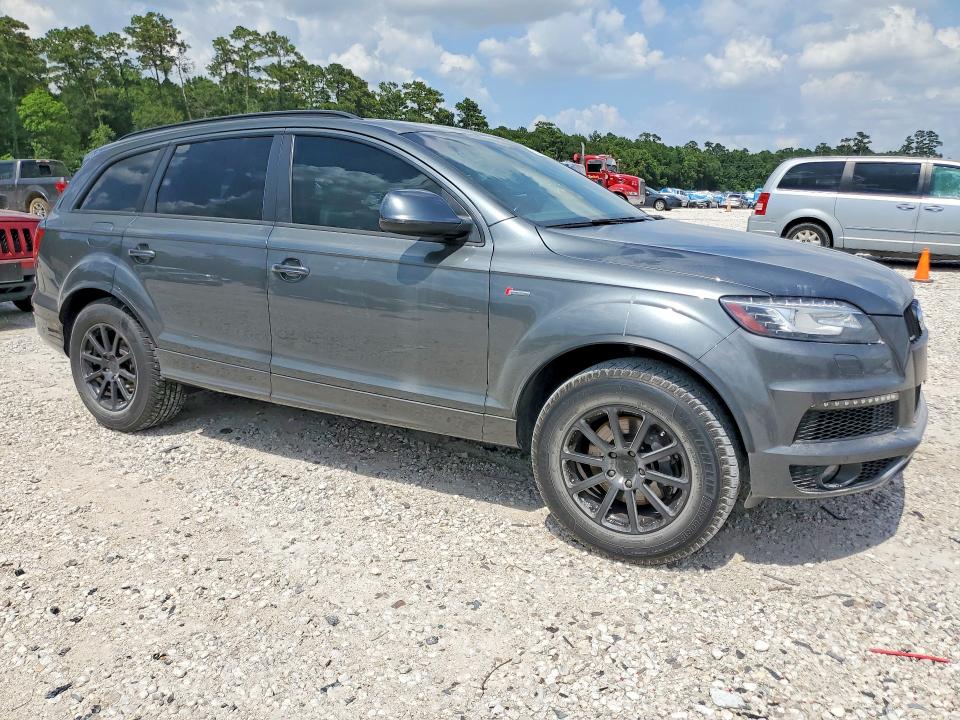 2014 Audi Q7 VIN WA1DGAFE6ED015733 COPART salvage auction — SIDE, Tx - Salvage Vehicle Title, sold $1,450 on 2026-07-24 (photo 4)