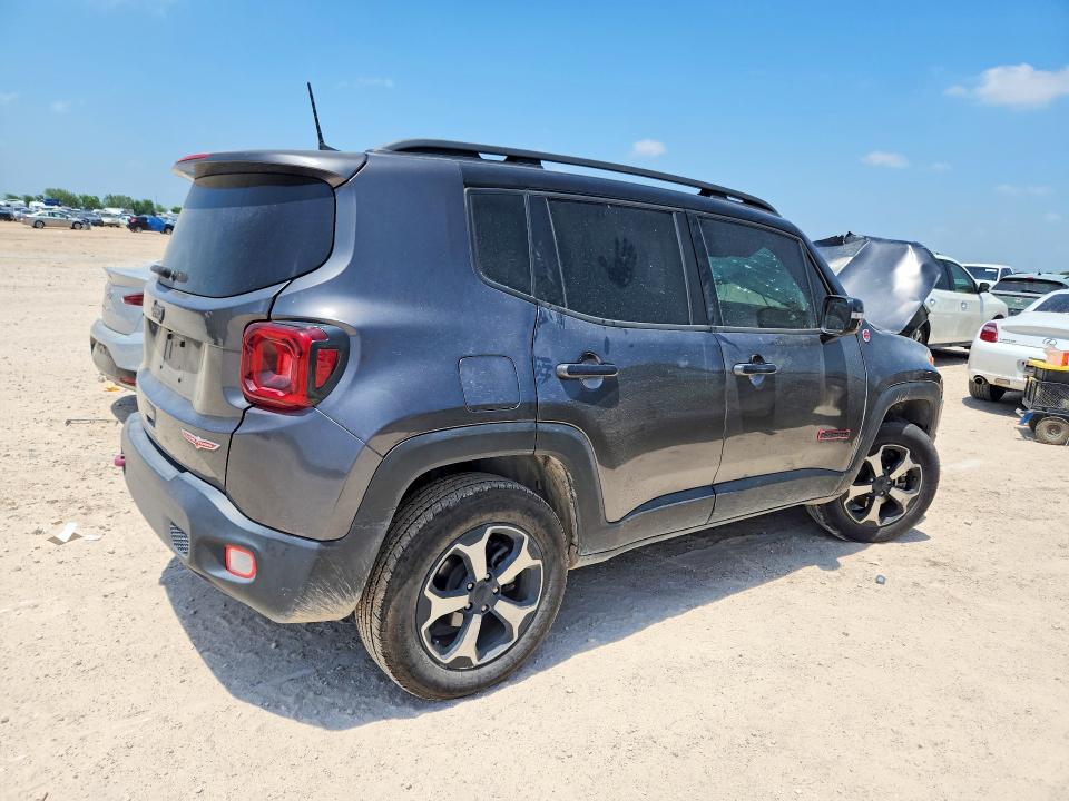 2019 Jeep Renegade VIN ZACNJBC11KPJ90615 COPART salvage auction — FRONT END, Tx - Salvage Vehicle Title, sold $2,700 on 2026-08-20 (photo 3)