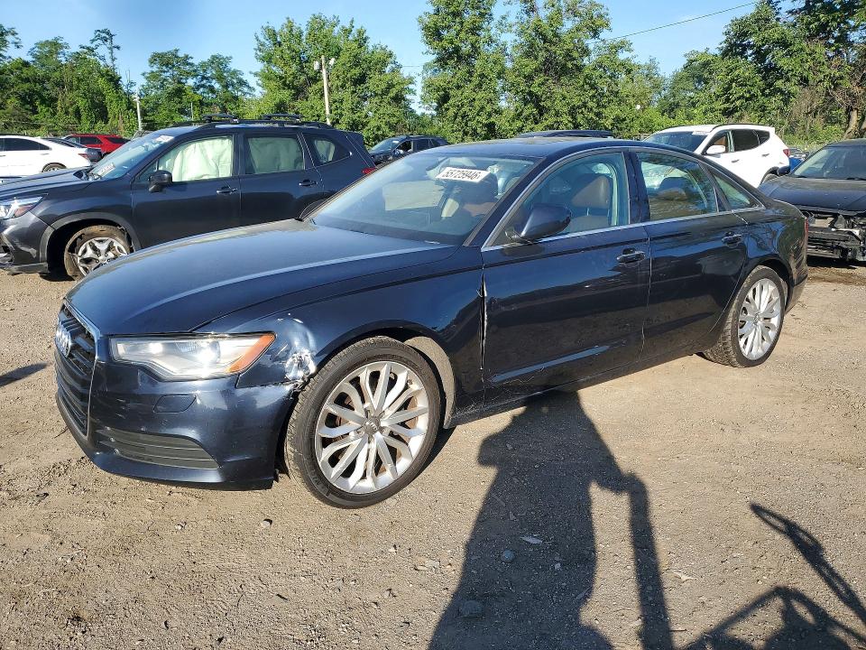 2014 Audi A6 VIN WAUDFAFC3EN084961 COPART salvage auction — SIDE, Va - Certificate Of Title, sold $475 on 2026-07-02 (photo 1)