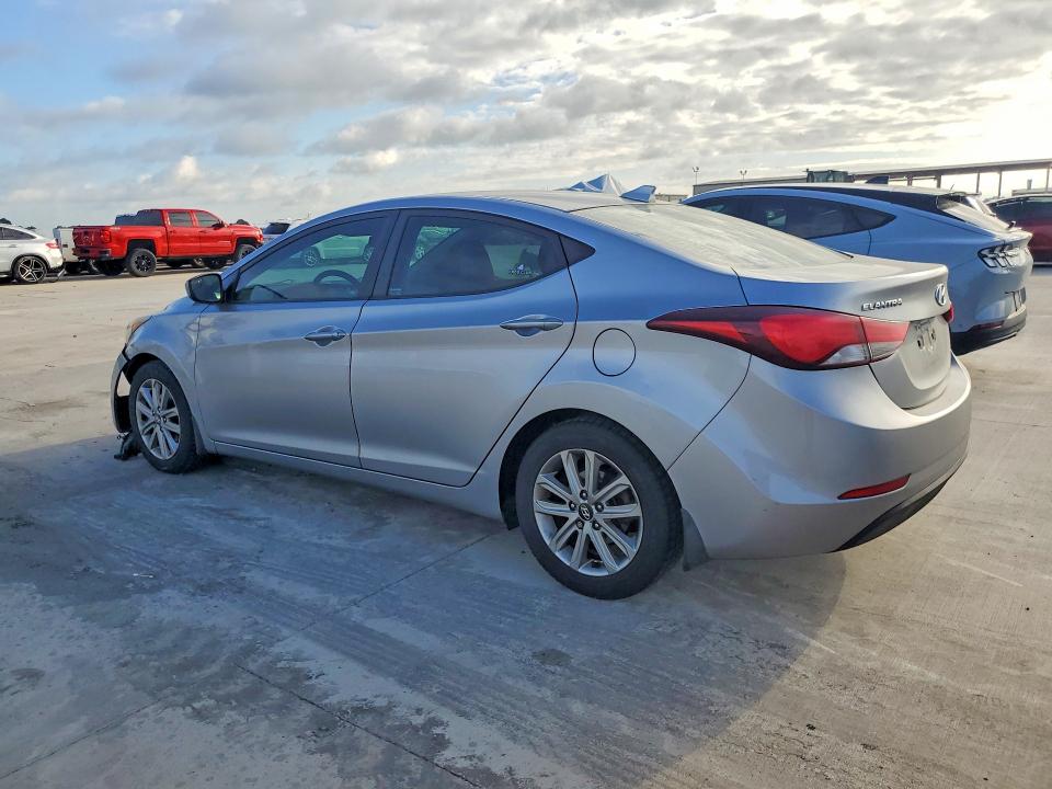 2016 Hyundai VIN 5NPDH4AE4GH660891 COPART salvage auction — FRONT END, Tx - Salvage Vehicle Title, sold $725 on 2026-07-04 (photo 2)