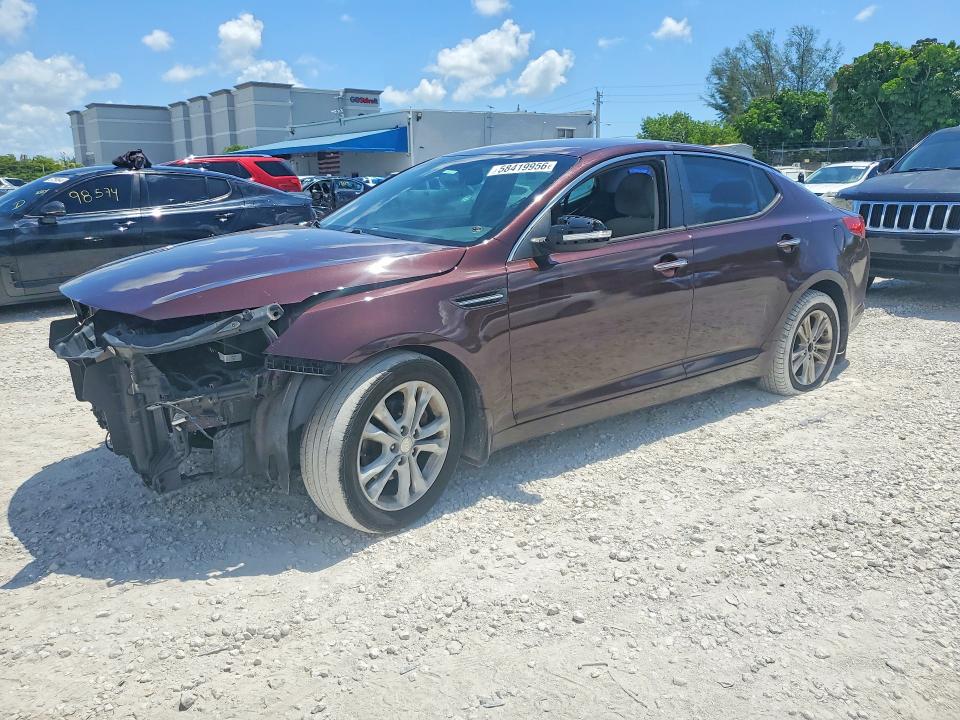 2012 Kia VIN 5XXGM4A74CG054328 COPART salvage auction — FRONT END, Fl - Cert Of Title Slvg Rebuildable, sold $875 on 2026-07-10 (photo 1)
