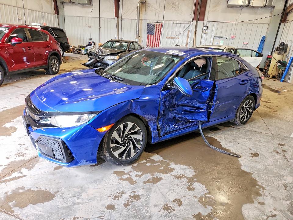 2019 Honda Civic VIN SHHFK7H39KU216329 COPART salvage auction — SIDE, WI - CERTIFICATE OF TITLE, sold $250 on 2026-07-27 (photo 1)