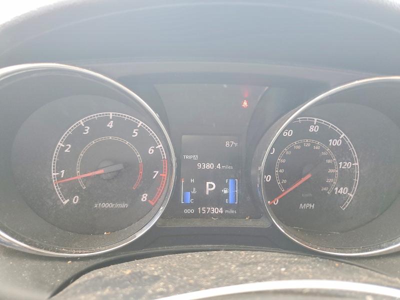 2013 Mitsubishi Outlander VIN 4A4AP4AU6DE021591 COPART salvage auction — FRONT END, Tx - Salvage Vehicle Title, sold $400 on 2026-07-27 (photo 9)