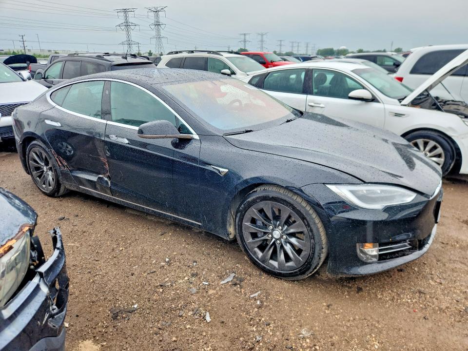 2017 Tesla Model s VIN 5YJSA1E25HF185262 COPART salvage auction — SIDE, Il - Salvage Certificate, sold $8,300 on 2026-07-14 (photo 4)