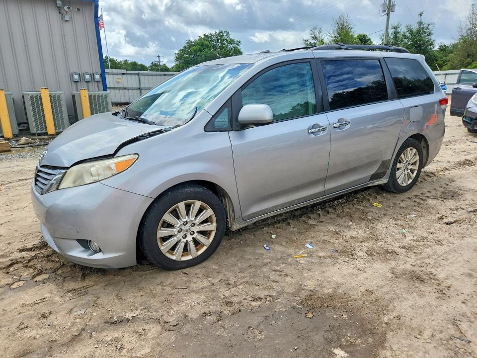 2011 Toyota Sienna VIN 5TDYK3DC6BS041669 COPART salvage auction — FRONT END, Fl - Cert Of Title Slvg Rebuildable, sold $3,000 on 2026-07-10 (photo 1)