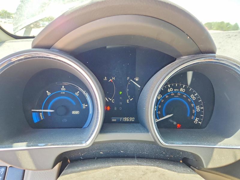 2010 Toyota Highlander hybrid VIN JTEBW3EH7A2040892 COPART salvage auction — HAIL, Il - Salvage Certificate, sold $2,450 on 2026-07-21 (photo 9)