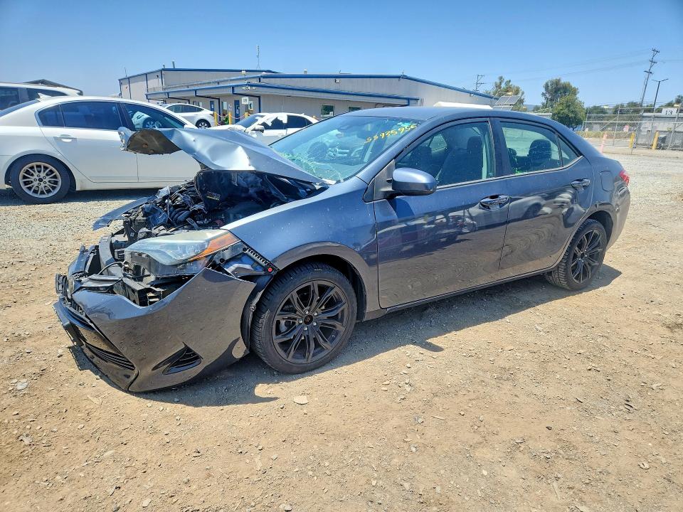 2017 Toyota VIN 5YFBURHE2HP715509 COPART salvage auction — FRONT END, CA - SALVAGE CERTIFICATE, sold $2,700 on 2026-07-24 (photo 1)