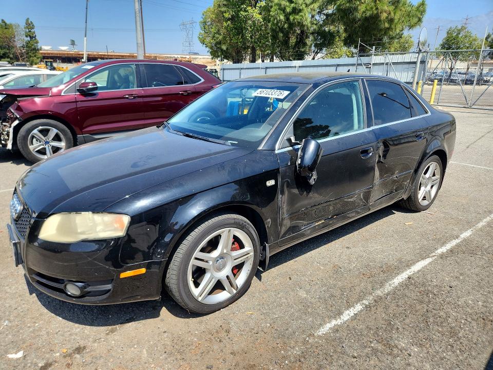 2007 Audi A4 VIN WAUAF78E47A016697 COPART salvage auction — SIDE, Ca - Salvage Certificate, sold $525 on 2026-07-21 (photo 1)