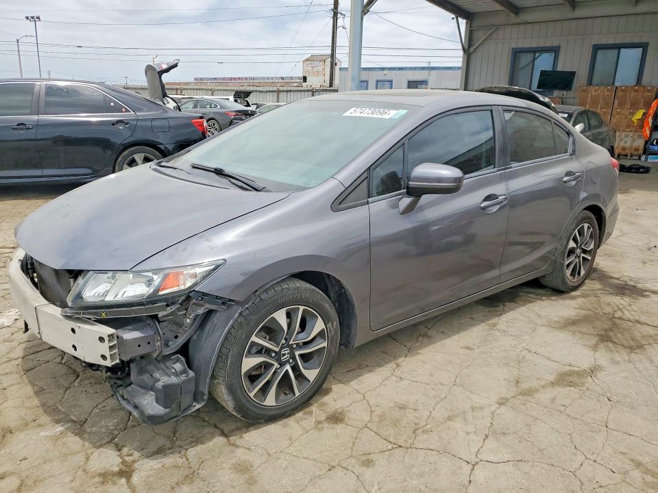 2015 Honda Civic VIN 2HGFB2F86FH519329 COPART salvage auction — FRONT END, CA - SALVAGE CERTIFICATE, sold $2,800 on 2026-07-02 (photo 1)