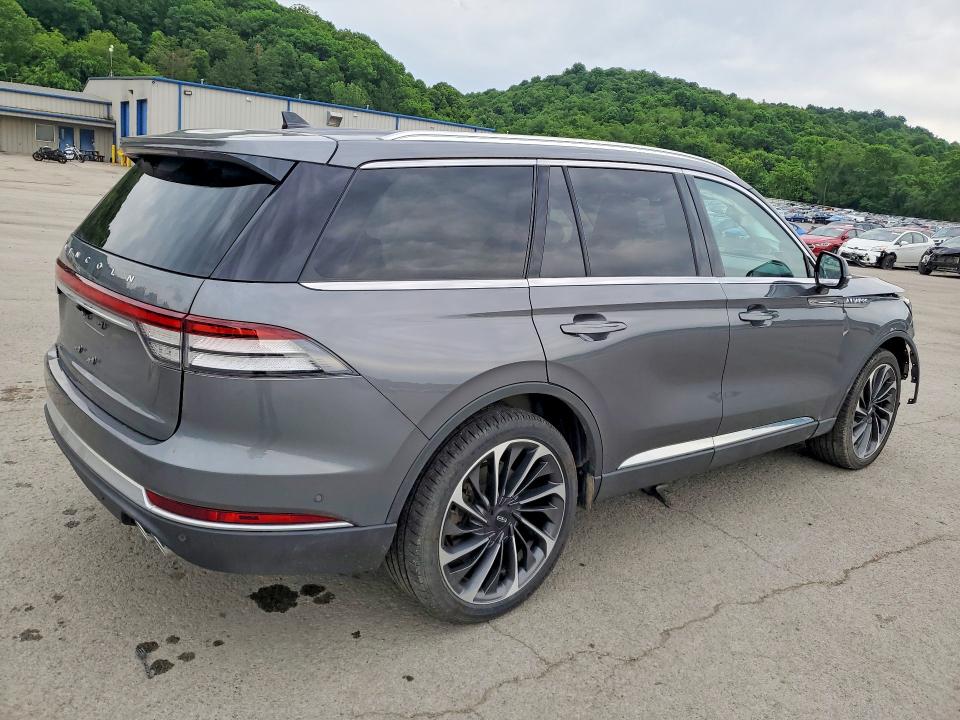 2023 Lincoln Aviator VIN 5LM5J7XC6PGL29646 COPART salvage auction — FRONT END, Pa - Certificate Of Salvage, sold $9,000 on 2026-07-23 (photo 3)