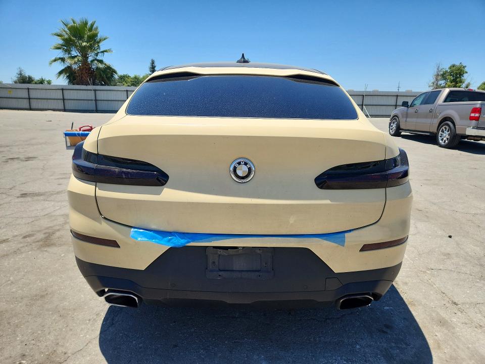 2022 BMW X4 VIN 5UX33DT00N9K67342 COPART salvage auction — FRONT END, Ca - Salvage Certificate, sold $9,300 on 2026-07-10 (photo 6)